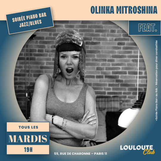 Olinka Mitroshina Soirée Piano Bar