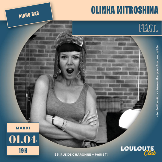 Olinka Mitroshina Soirée Piano Bar
