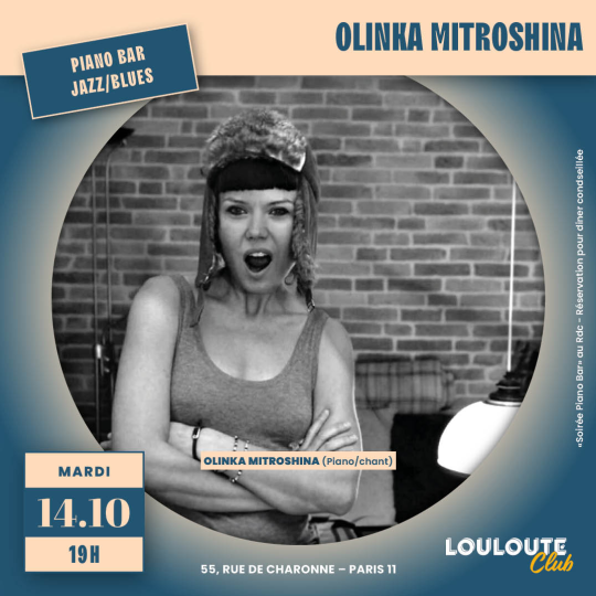 Olinka Mitroshina Soirée Piano Bar