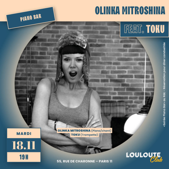 Olinka Mitroshina Soirée Piano Bar