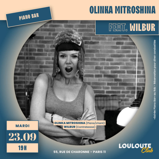 Olinka Mitroshina Soirée Piano Bar