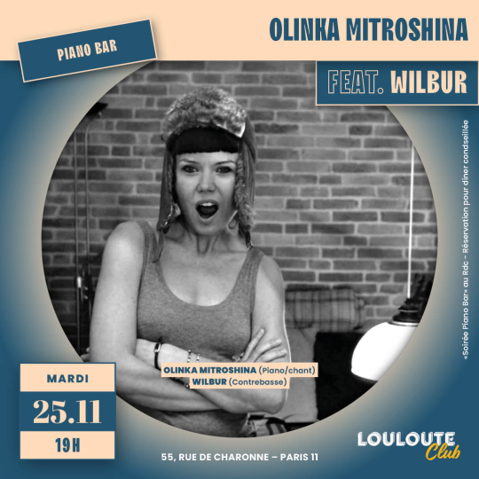 Olinka Mitroshina Soirée Piano Bar