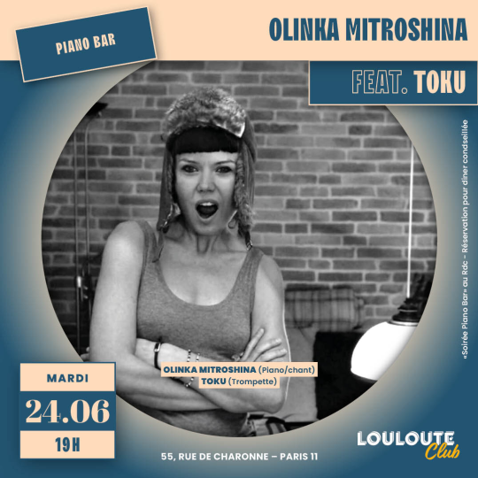 Olinka Mitroshina Soirée Piano Bar