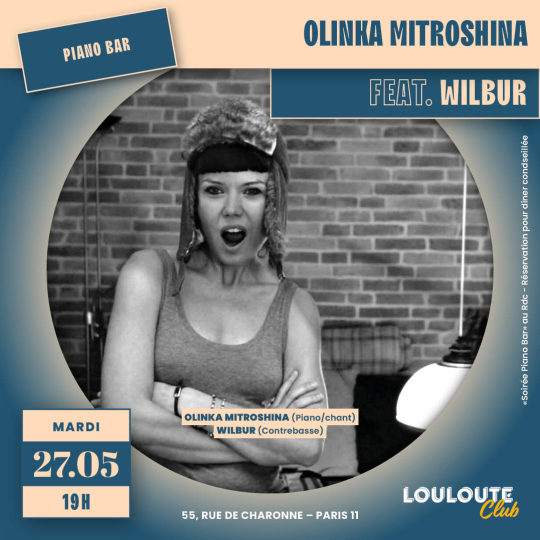 Olinka Mitroshina Soirée Piano Bar
