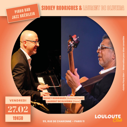 Sidney Rodrigues soirée piano bar
