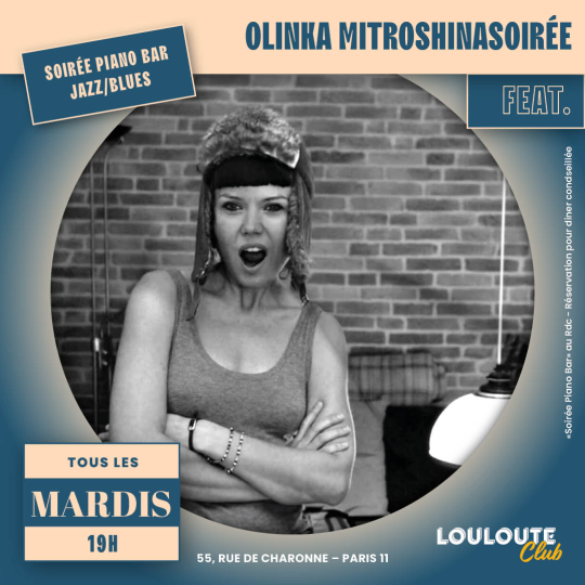 Olinka Mitroshina Soirée Piano Bar
